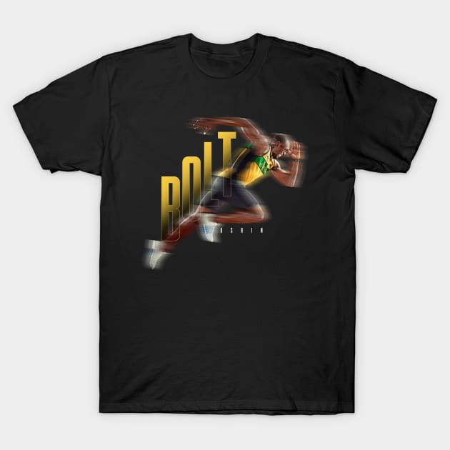 Usain Bolt T-Shirt by Juantamad